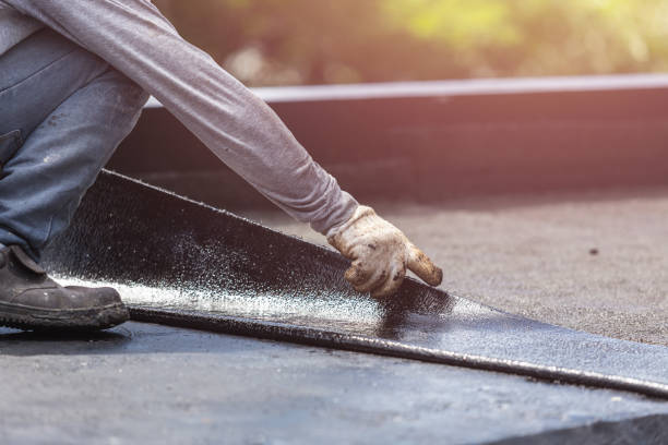 Professional Exterior Waterproofing technician working in Keyport, NJ
